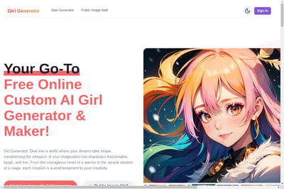 Girl Generator preview